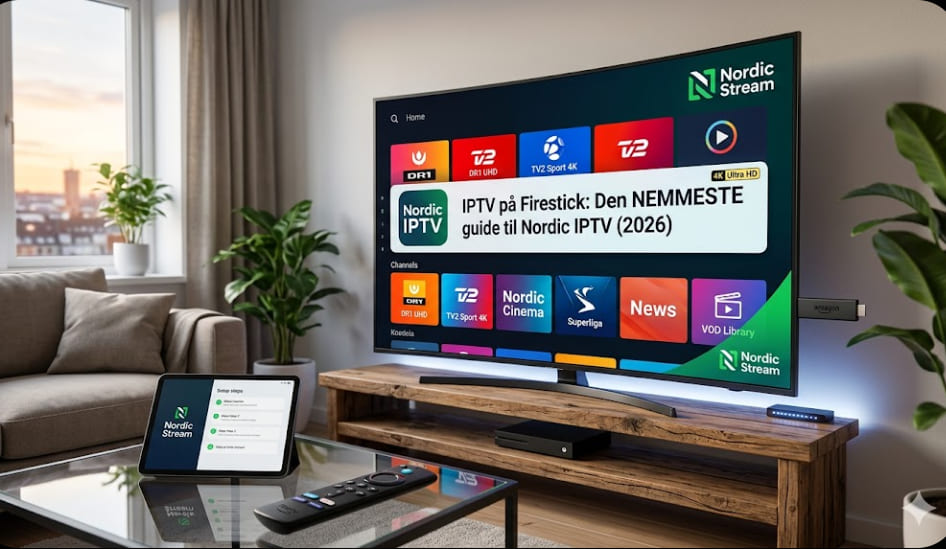 Trin-for-trin guide til opsætning af Nordic IPTV på Firestick i 4K kvalitet